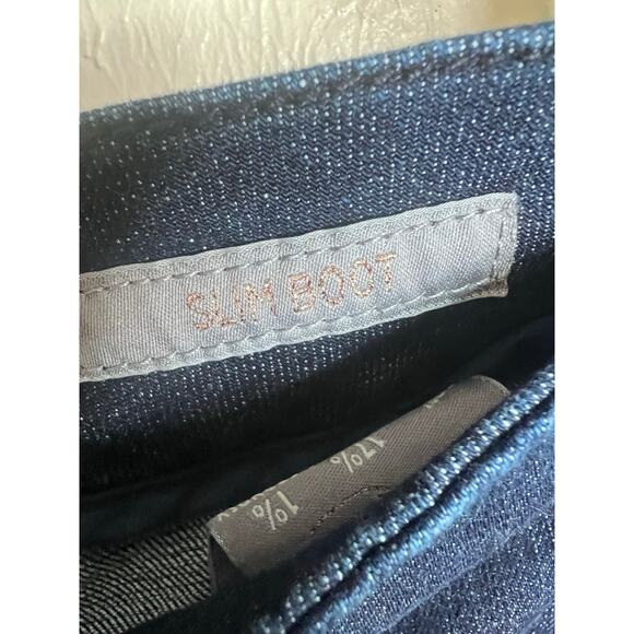 Seven 7 Slim Boot Slimming Silhouette System Dark Wash Denim Women's 24W - Picture 9 of 11